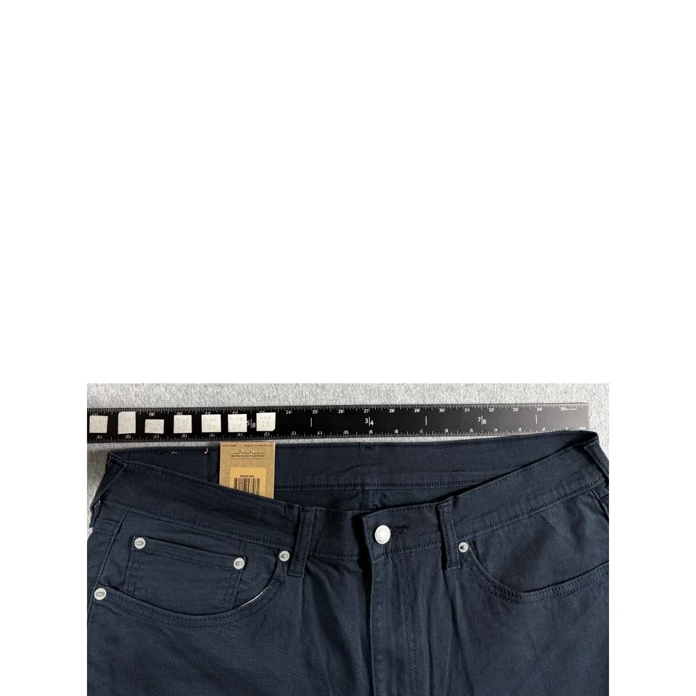 NWT Levi's 505 Regular Pants Mens 36x30 Navy Blue Straight Durable Workwear Y2K